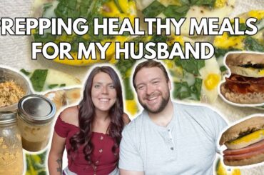 PREPPING HEALTHY FOOD FOR MY HUSBAND'S LUNCHES | WW POINTS | Surprising Adam with Prepped Meals