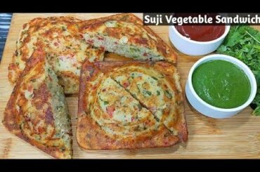 Healthy Suji ke  Sandwich kese Banaye   | Healthy Sandwich Recipe | tiffin Recipe #food #recipe