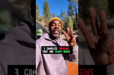 3 complete proteins for plant-based eaters. #vegan #protien #protienfood #turnipvegan