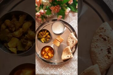 Today healthy dinner thali for family #shorts #ytshorts #ytfeed #dinner #thali #foodshorts