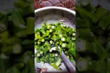 bhindi pyaza ki Sabji #shortfeed #bhindipyajkisabji #bhindirecipe #shorts