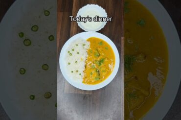 Today's dinner Gujarati dal dhokli #healthy #dinner #recipe #food #homemade #shorts #youtubeshorts