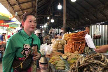 Amazing Cambodian Country Village and Healthy Foods, Crispy Cakes, Snacks, Recipes and Refreshments