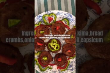 Tasty and delicious fish chop #viral shorts #trending #foryou #A food lover,s guide