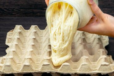 No dirty vessels! I make my favorite bread in the eggs’ formwork!