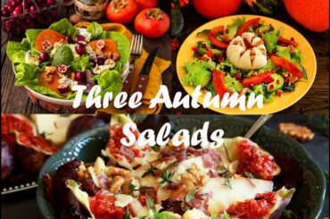 Easy Healthy Salad Recipes with cheese and fruits - Easy Salad | Fall recipes | Healthy Salad