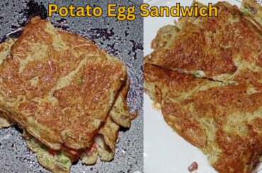 Potato Egg Sandwich Recipe | Crispy Potato and Egg Sandwich | Sandwich