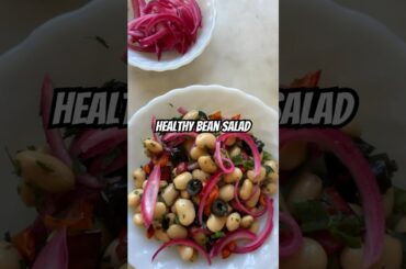 HEALTHY BEAN SALAD #food #recipe #salad #healthyfood #shorts