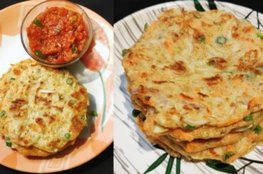 Easy healthy OATS CHILLA Recipe & tomato chutney | healthy OATS breakfast | high protin tiffin idea