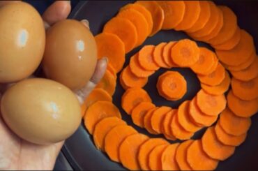 Eggs with Chopped Carrots its So Delicious Recipe | Simple Breakfast Recipe | Healthy & tasty Snacks