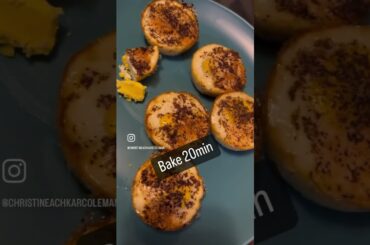 Baked fried eggs with sumac #recipe #easyrecipe #healthy #snacks #eggs #lebanese #shorts