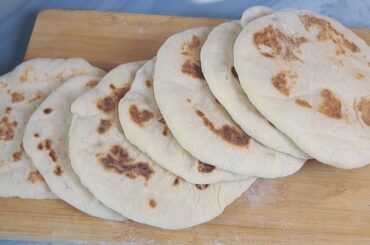 No Oven Mix water with flour, the softest and healthy flatbread recipe you will ever make