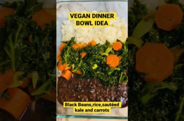 VEGAN DINNER BOWL IDEA #healthy #dinnerideas #vegan