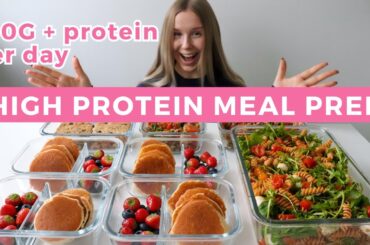 Healthy Weekly Meal Prep | 100G + protein per day!