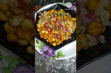 healthy Makhana chart recipe #mkhana #healthy #chat#ytshorts  @rozikirecipes