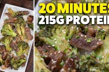 Healthy Beef and Broccoli Recipe | Easy High Protein Meal Prep