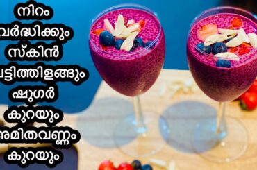 Weight Loss Recipes | Chia Seeds Pudding Recipe| Healthy Breakfast | Chia Seed Recipes | Weight Loss