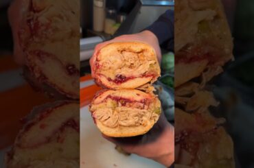 The HOLIDAY HERO from Compton’s in Greenpoint, Brooklyn NYC! Thanksgiving leftovers! #DEVOURPOWER