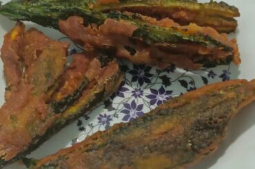 crispy karela fry recipe || healthy food recipes || gramin cooking channel @gulbanokitchen
