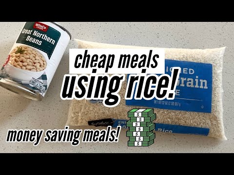 CHEAP MEALS WITH RICE! Healthy Low Budget Meal Ideas To Save Lots Of Money! CHEAP MEALS WITH RICE! Healthy Low Budget Meal Ideas To Save Lots Of Money!
