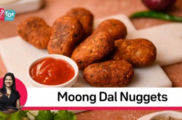 Healthy And Tasty Vegan Moong Dal Nuggets | Easy Vegetarian Snack Ideas | Kids Snacks Recipe