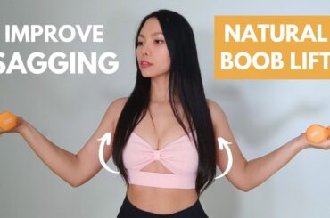 INTENSE workout to lift & firm up SAGGING breasts naturally with 2 bottles of water, effective moves