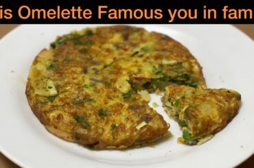 Omelette Recipe |Spanch Omelette Recipe |Breakfast Recipe |Egg Breakfast Recipe |