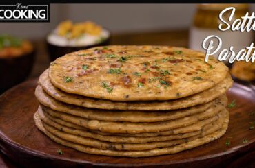 Sattu Paratha | Healthy Breakfast Recipes | Bihari Style Sattu Paratha | Sattu Stuffed Paratha