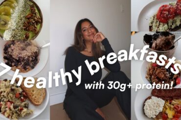 HEALTHY BREAKFASTS with 30g+ PROTEIN (in under 15 min) | hormone balancing + easy recipes