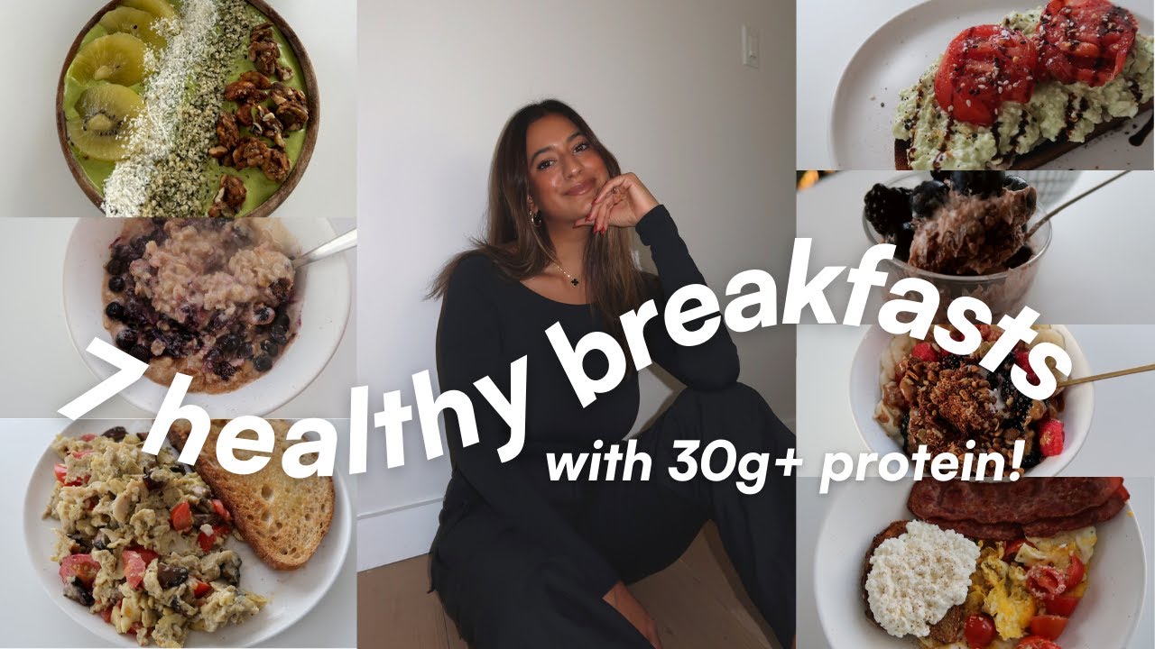 HEALTHY BREAKFASTS with 30g+ PROTEIN (in under 15 min) | hormone balancing + easy recipes HEALTHY BREAKFASTS with 30g+ PROTEIN (in under 15 min) | hormone balancing + easy recipes