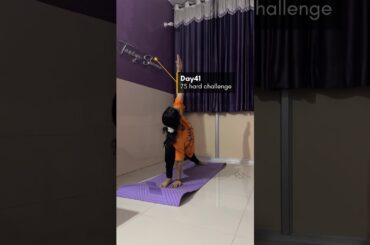 Day41/75 hard challenge #trending #75hardchallenge #yoga #yogafordepression #yogaforstress