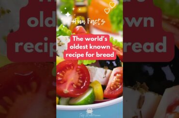 Ancient Bread Recipe #food  #AncientCuisine #EgyptianFood #funfacts #funfoodfacts