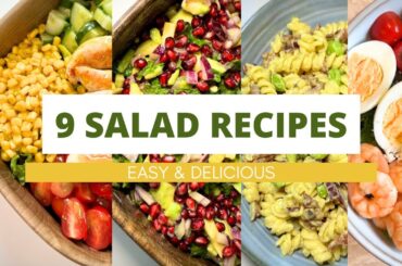 9 Days, 9 Salad Recipes | Not many people know these recipes!