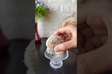 Coconut energy date balls #energyballs #biteofcuisines #contentcreator #healthysnacks #recipes