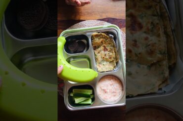 Healthy lunch box for kids | Daily lunch stories #sammykalunchbox #viral #shorts #methikaparatha