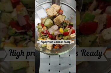 Indu's Samayal - High Protein Paneer Salad Recipe #shorts