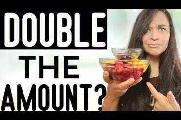 How I eat TWICE AS MUCH but keep the calories the SAME! (my new weight loss strategy)