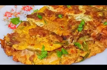 Vegetable Cheese Omelet cheese omelette | Healthy Breakfast Recipe | Egg Omelette | Kids Recipe