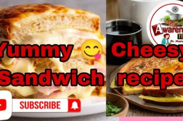 Healthy eggs & cheese sandwich recipe | Healthy breakfast | healthy snacks recipe