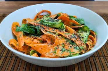 Healthy CUCUMBER SALAD ! Cucumber , Carrot Salad recipe !