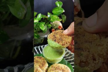 Black chana tikka & mint chutney #reels #tikki #chanatikki #kebab #2minuteschef #healthysnacks