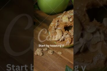 Toast with Almond Butter and Apple Sliced #youtubeshorts #shorts #health