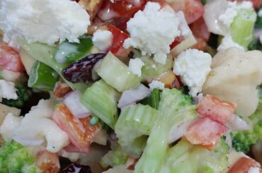apple broccoli and cauliflower salad try this easy and healthy salad....