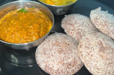How to Make Ragi Idli  with Tangy Onion Chutney | Healthy Breakfast Recipe | Ragi Dosa Recipe