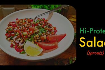 Sprouts Salad | Diet Food | Weight Loss Salad | Hi-Protein Salad | Healthy Salad Recipe | TLK