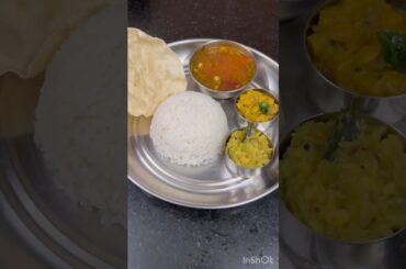 #shorts #youtubeshorts Today Lunch/Simple Lunch Ideas #lunch #rice #rasam/snakegourd kootu /Pumpkin