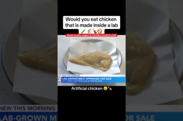 Thoughts on lab made meat? Watch @MYALCHE healthy recipes at YouTube.com/MYALCHE