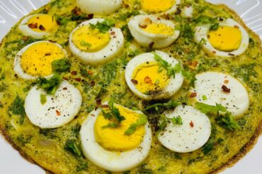 Boiled Egg Omelette|Street Style Boiled Anda Omelette| Easy & Healthy Breakfast Recipe|Spice’N’Cream