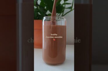 Healthy Chocolate Smoothie Recipe #shorts