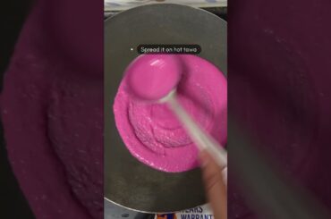 Healthy “Beetroot Chilla Recipe” |Pink Besan Chilla for Breakfast #shorts #viral #breakfastrecipe